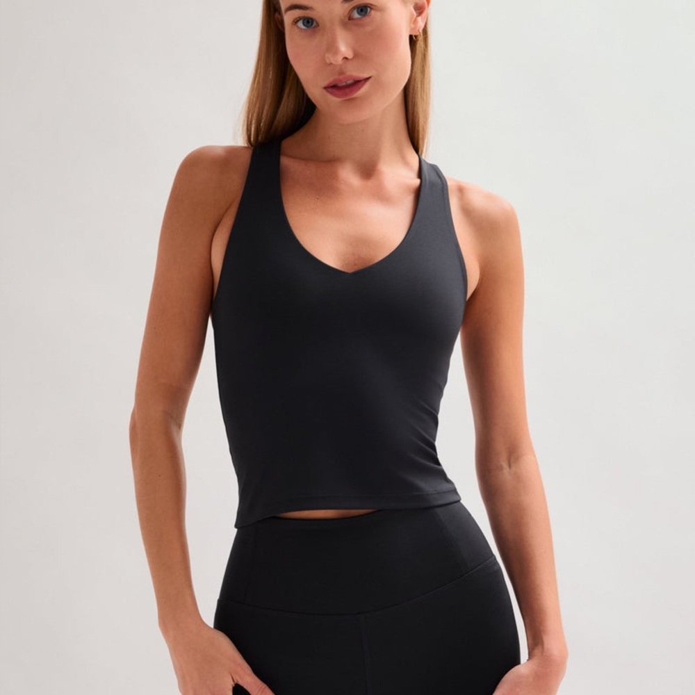 Black Zoe Superstretch Tank
